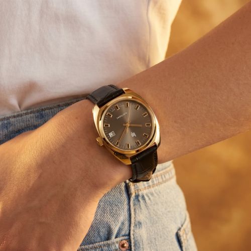 Montre Homme LIP Général de Gaulle Cuir Noir 671878