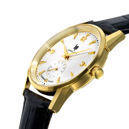 Montre homme lip himalaya 35mm cuir noir 671719 – montres françaises