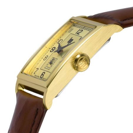 Montre mixte lip churchill t24 cuir marron 671277 – montres françaises