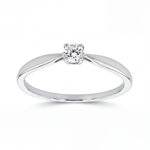 copy ofBague Femme Solitaire EDORA OR 18 carats jaune et Diamant 0,15 cts EDO31H4150