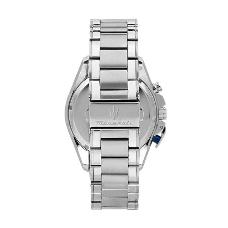 Montre homme chronographe maserati traguardo bleu acier gris r8873612067 – analogiques
