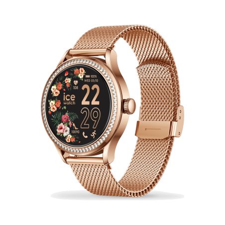 Montre femme connectée ice watch ice smart st 2.0 rose-gold 025317 – ice watch montre femme