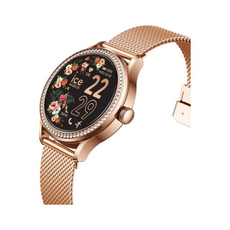 Montre femme connectée ice watch ice smart st 2.0 rose-gold 025317 – ice watch montre femme