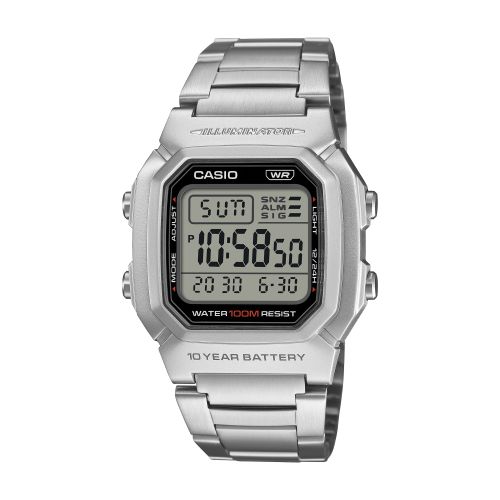 Montre Homme CASIO Standard Digital Acier W-800HD-1AVEF