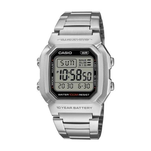 Montre Homme CASIO Standard Digital Acier W-800HD-1AVEF