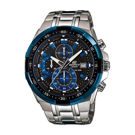 Montre homme casio edifice chronograph bleu efr-539d-1a2vuef – analogiques