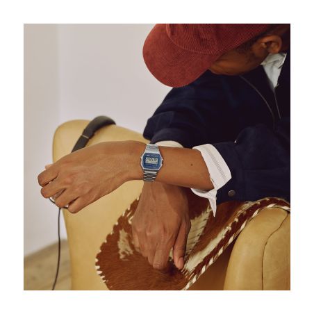 Montre Unisexe CASIO Vintage Iconic Bleu A158WEA-2EF