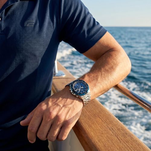Montre Homme CASIO EDIFICE Chronograph Bleu EFR-539D-1A2VUEF