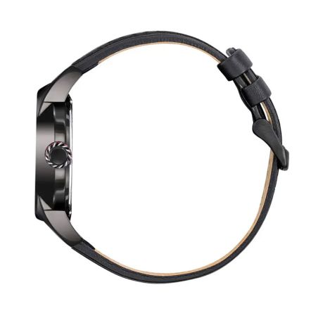 Montre homme rafale solo display cadran et cuir noir 666022 – montres françaises