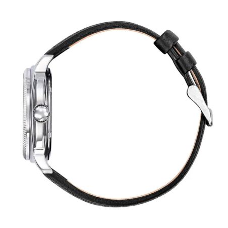 Montre homme rafale solo display coach acier cuir noir 666030 – montres françaises