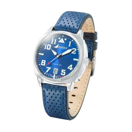 Montre homme rafale solo display coach cuir bleu 666029 – montres françaises