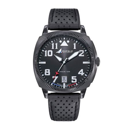Montre homme rafale solo display coach cuir noir 666033 – montres françaises