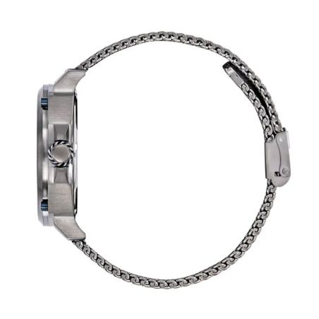 Montre homme rafale solo display pilote acier cadran noir 666036 – montres françaises