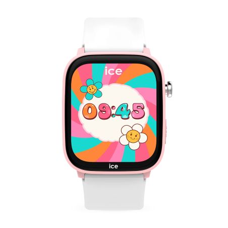 Montre enfant connectée ice smart junior find hub silicone blanc 025681 – montres connectées
