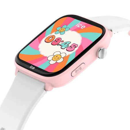 Montre enfant connectée ice smart junior find hub silicone blanc 025681 – montres connectées