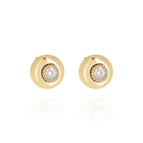 Boucles d'oreilles Femme Puces ZAG Bijoux Galdo SEP27634-01WHT