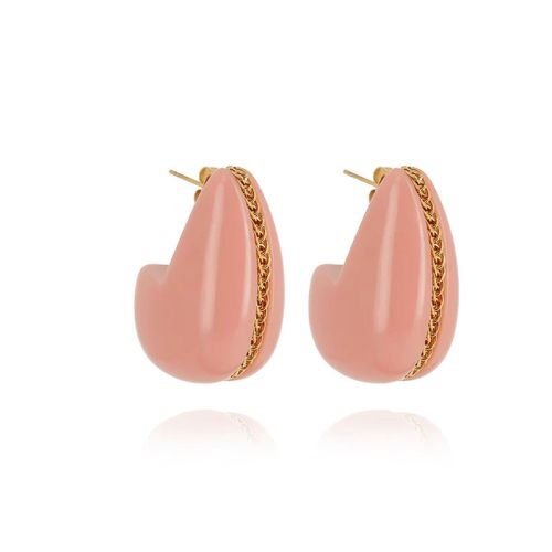 Boucles d'oreilles Femme Créoles ZAG Bijoux Dallol SEM28004-01PNK