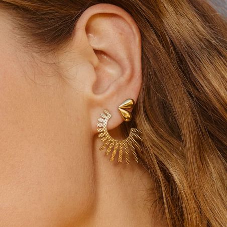 Boucles d'oreilles Femme Puces ZAG Bijoux Messine SEM27796-01UNI