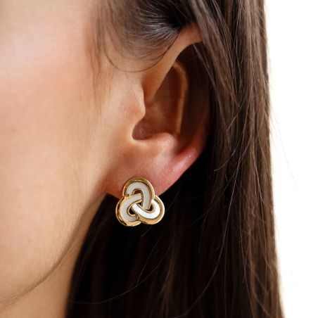 Boucles d'oreilles Femme Puces ZAG Bijoux Tossilo SEM27716-01SEL