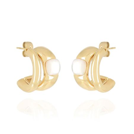 Boucles d'oreilles femme créoles zag bijoux elun sec26736-01sel – créoles