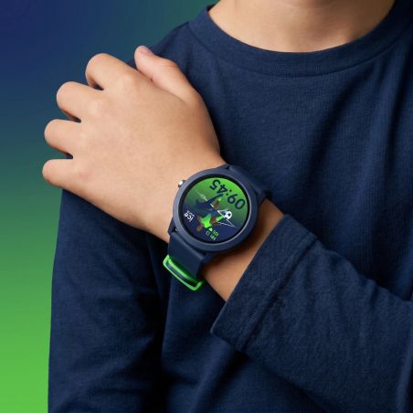 Montre enfant connectée ICE smart junior RD 3.0 rond Blue 025247