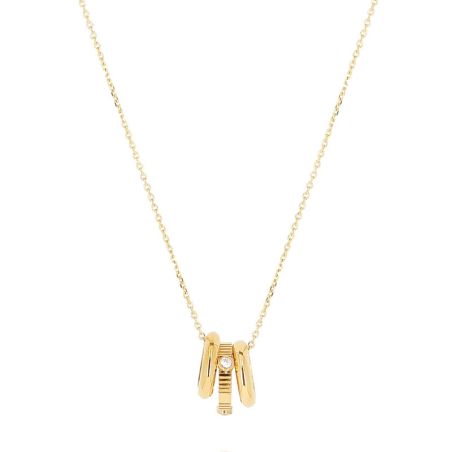 Collier femme zag bijoux slalom sns27586-01wht – colliers avec pierres