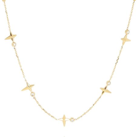 Collier femme zag bijoux tandalo sns27719-01wht – colliers avec pierres