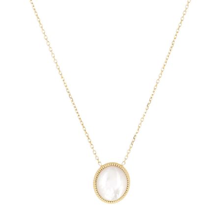 Collier femme zag bijoux nuoro sns27723-01wht – colliers avec pierres