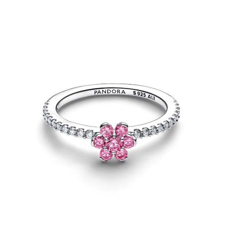 Bague femme pandora fleur scintillante 194499c02 – bagues tendances