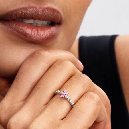 Bague Femme PANDORA Papillon Scintillante 194269C02