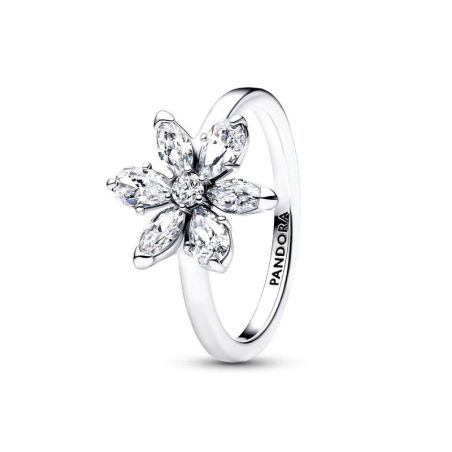Bague femme pandora cocktail fleur herbier scintillan 193000c02 – bagues tendances