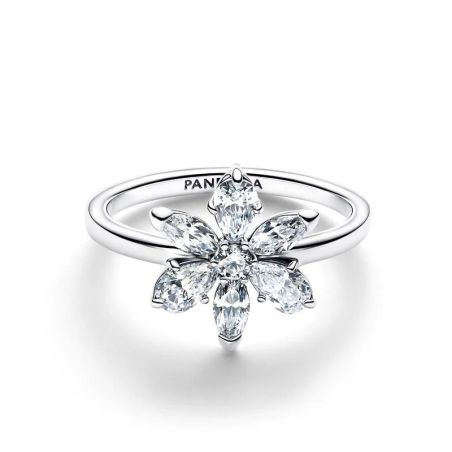 Bague femme pandora cocktail fleur herbier scintillan 193000c02 – bagues tendances