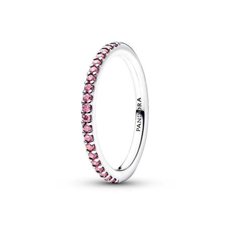 Bague femme pandora anneau rose scintillant 192999c02 – bagues tendances