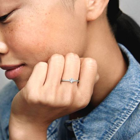 Bague femme solitaire étoile scintillante céleste 190026c01 – bagues tendances