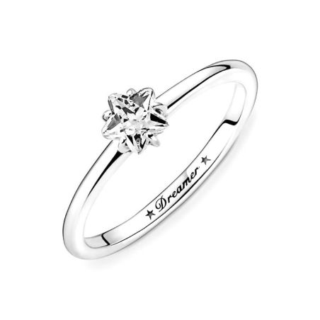 Bague femme solitaire étoile scintillante céleste 190026c01 – bagues tendances