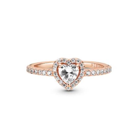 Bague femme pandora cœur surélevé scintillant 188421c02 – bagues tendances