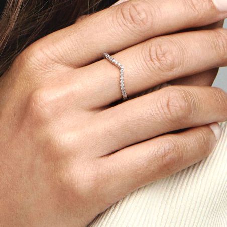Bague femme pandora vœu scintillant 186316cz – bagues tendances
