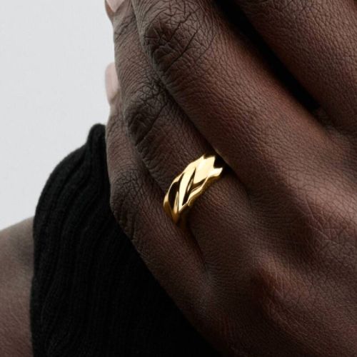 Bague Femme PANDORA Anneau Large Ondulé 163886C00