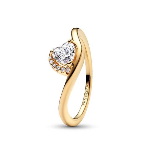 Bague Femme PANDORA Cœur Ondulée 163660C01