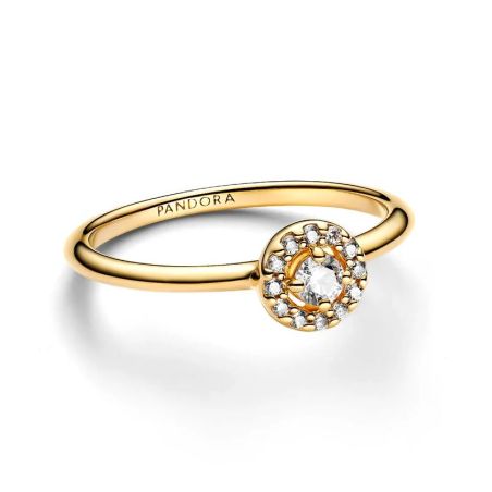 Bague femme pandora halo pavé rond 163554c01 – bagues tendances