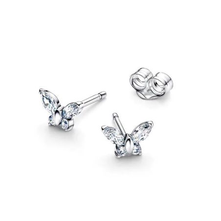 Clous d'oreilles femme pandora papillon 294263c01 – boucles d'oreilles tendances