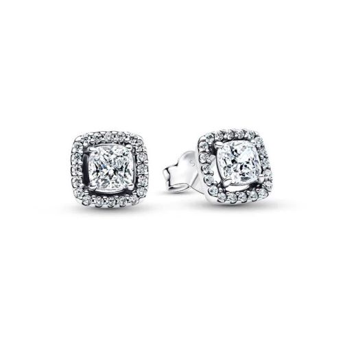 Clous d'Oreilles Femme PANDORA Halo Scintillants 293551C02