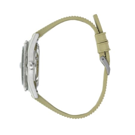 Montre homme lip manufacture nautic 666 automatique 200m élastomère beige 676054 – montres françaises