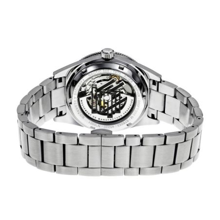 Montre homme lip manufacture nautic 666 automatique 200m acier cadran noir 676053 – montres françaises