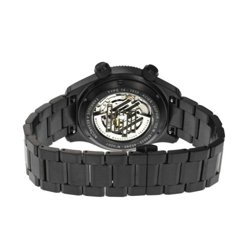 Montre Homme LIP Manufacture Type 14 41mm Automatique PVD Noir Acier 676033