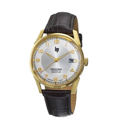 Montre Homme LIP Manufacture Annapurna 39mm Automatique Dorée 676012