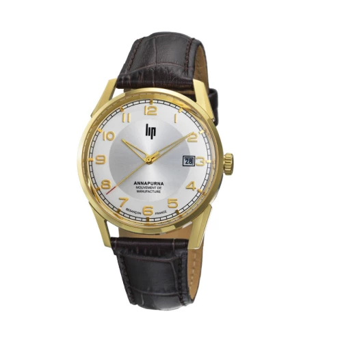 Montre Homme LIP Manufacture Annapurna 39mm Automatique Dorée 676012