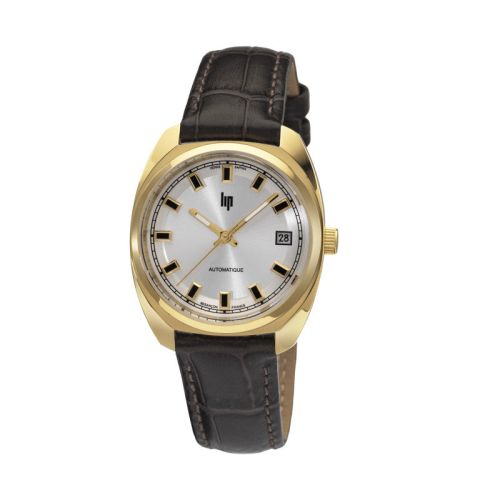 Montre Mixte LIP Général de Gaulle 35mm Automatique Dorée 671881
