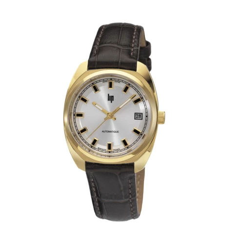 Montre Mixte LIP Général de Gaulle 35mm Automatique Dorée 671881