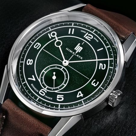 Montre homme lip himalaya 40mm cadran vert quartz 671728 – montres françaises
